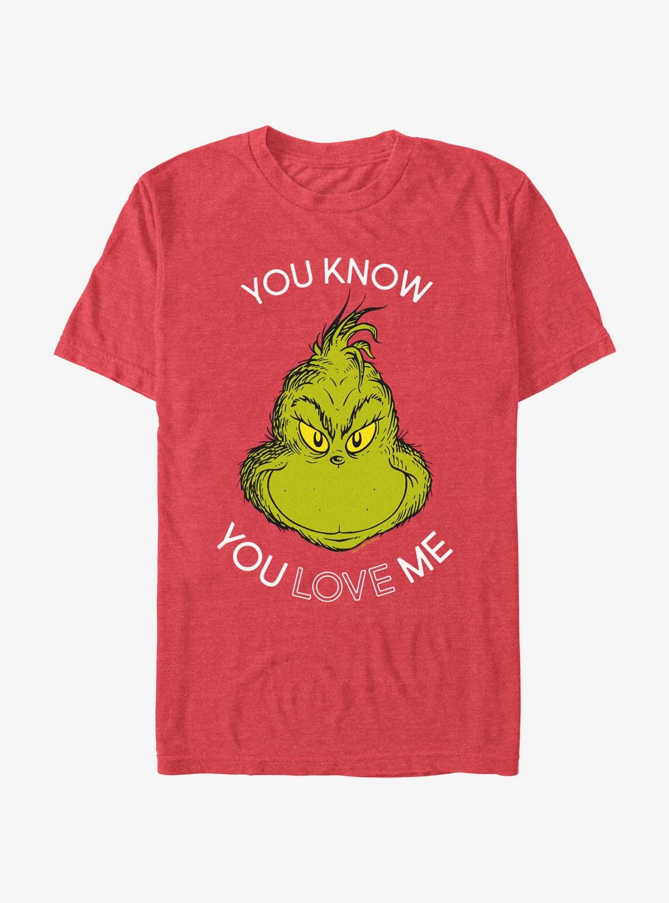 Dr. Seuss You Know You Love Me T-Shirt, RED HTR, hi-res