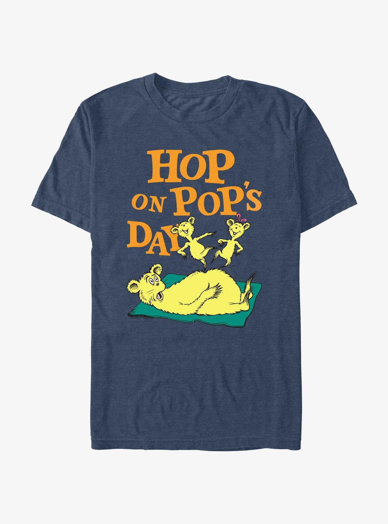Dr. Seuss Hop On Pop T-Shirt, NAVY HTR, hi-res