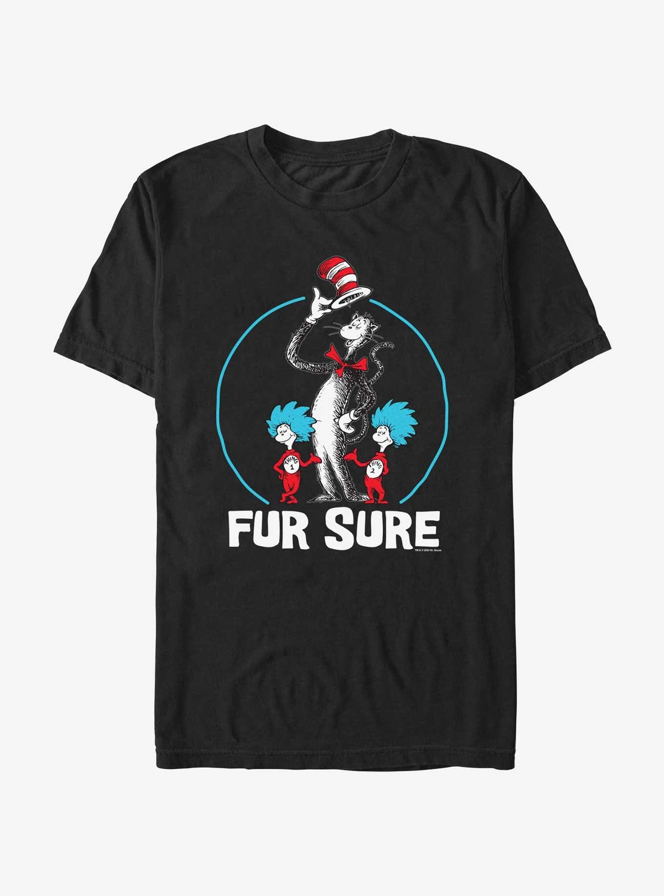 Dr. Seuss Team Fur T-Shirt, BLACK, hi-res