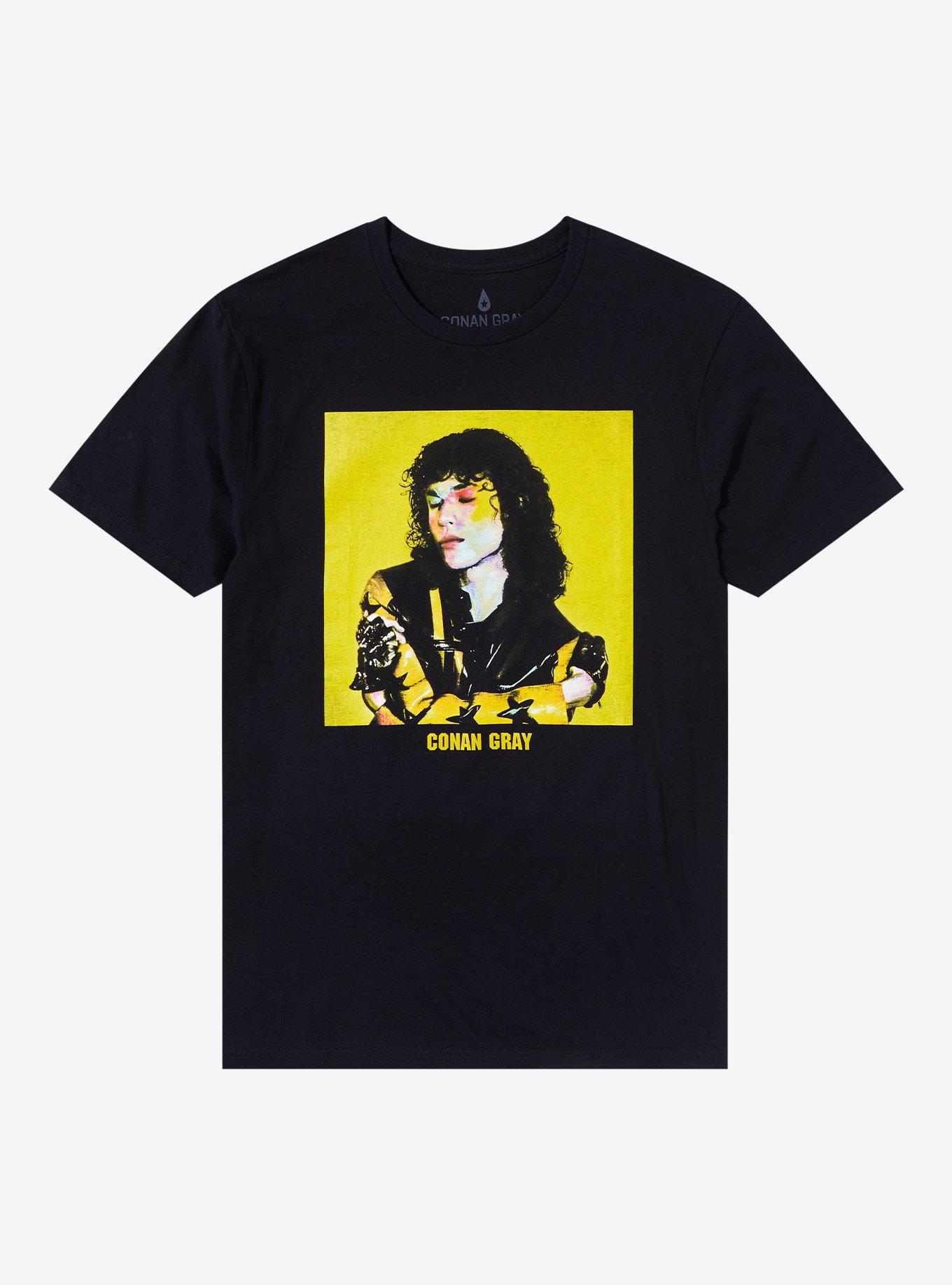 Conan Gray Found Heaven Album Cover T-Shirt, BLACK, hi-res