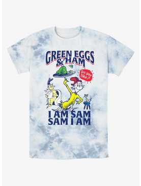 Dr. Seuss I Am Sam Green Eggs And Ham Tie-Dye T-Shirt, , hi-res