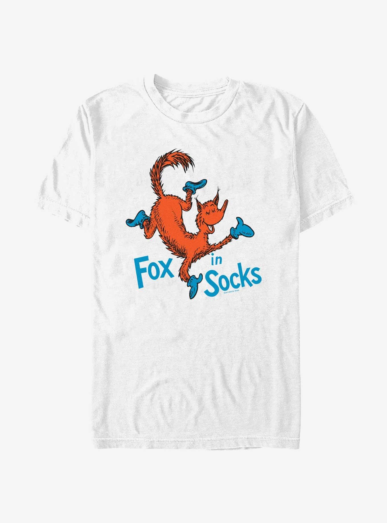 Dr. Seuss Fox In Socks T-Shirt, WHITE, hi-res
