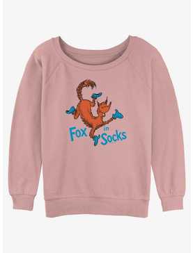Dr. Seuss Fox In Socks Girls T-Shirt?Womens Slouchy Sweatshirt, , hi-res