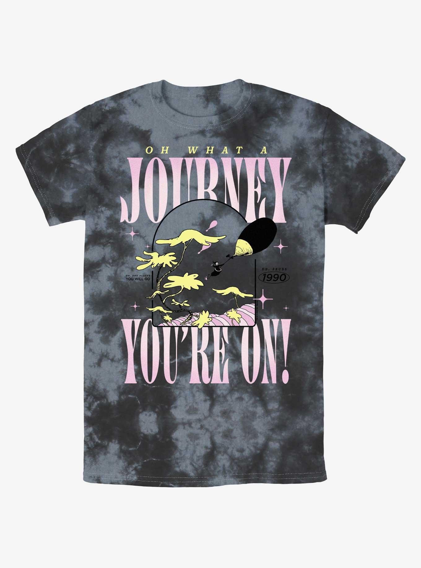 Dr. Seuss Oh What A Journey You're On Tie-Dye T-Shirt