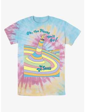 Dr. Seuss Oh The Places You'Ll Go Tie-Dye T-Shirt, , hi-res