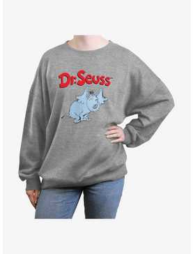 Dr. Seuss Horton Womens Oversized Sweatshirt, , hi-res