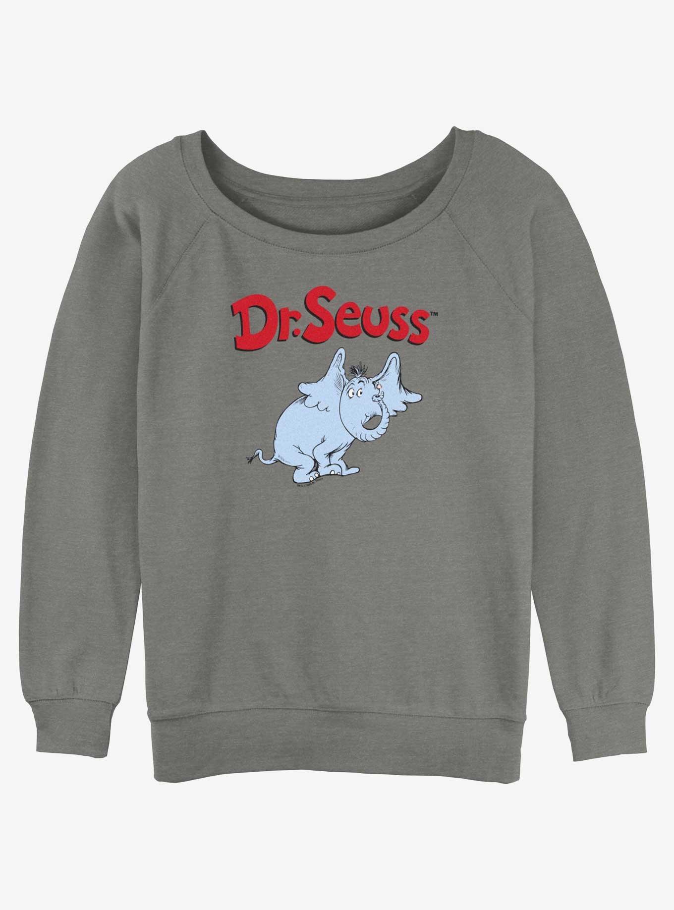 Dr. Seuss Horton Womens Slouchy Sweatshirt