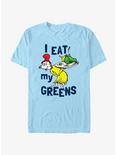 Dr. Seuss Sam Eat Greens T-Shirt, LT BLUE, hi-res