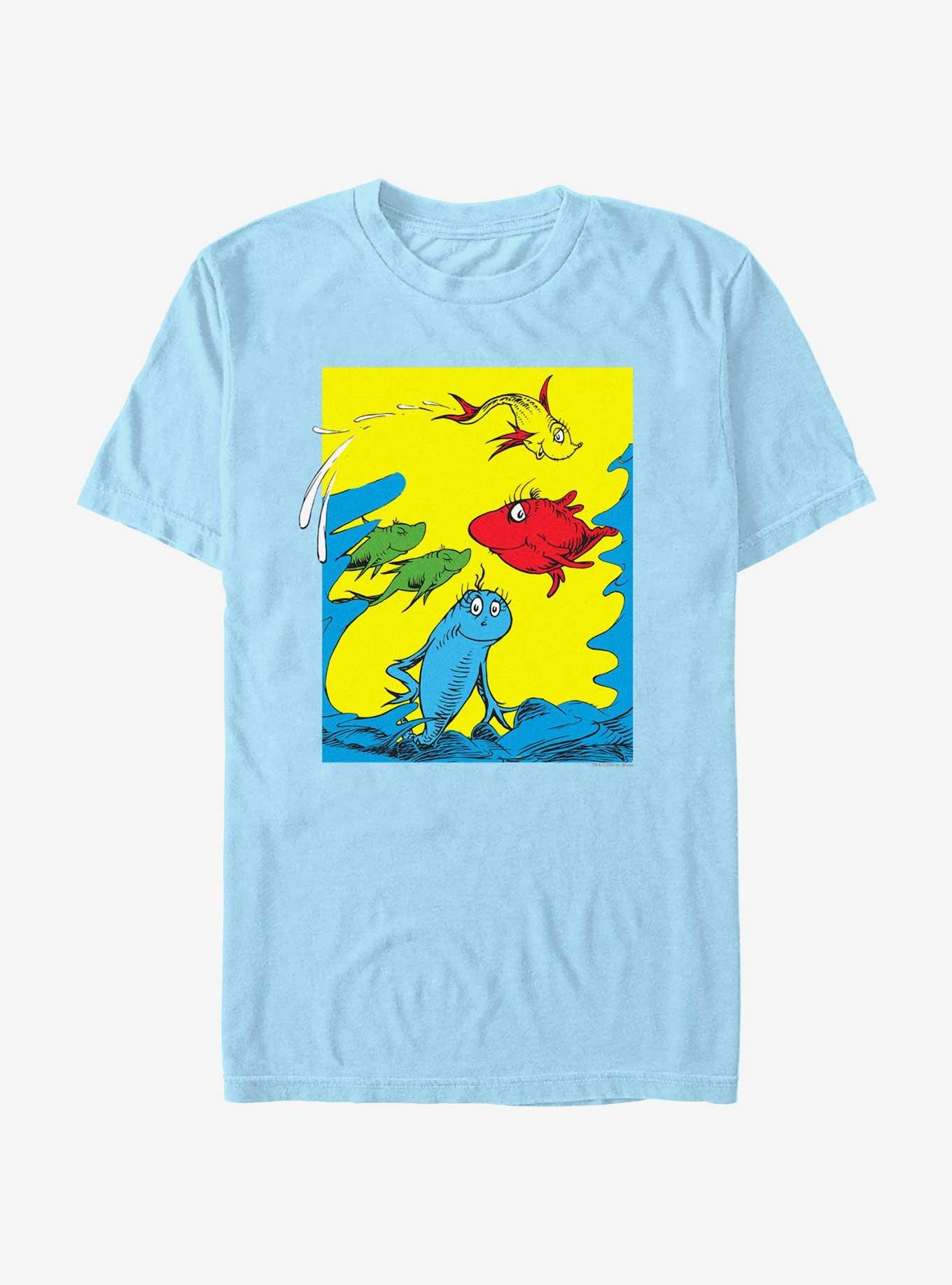 Dr. Seuss One Fish T-Shirt, LT BLUE, hi-res