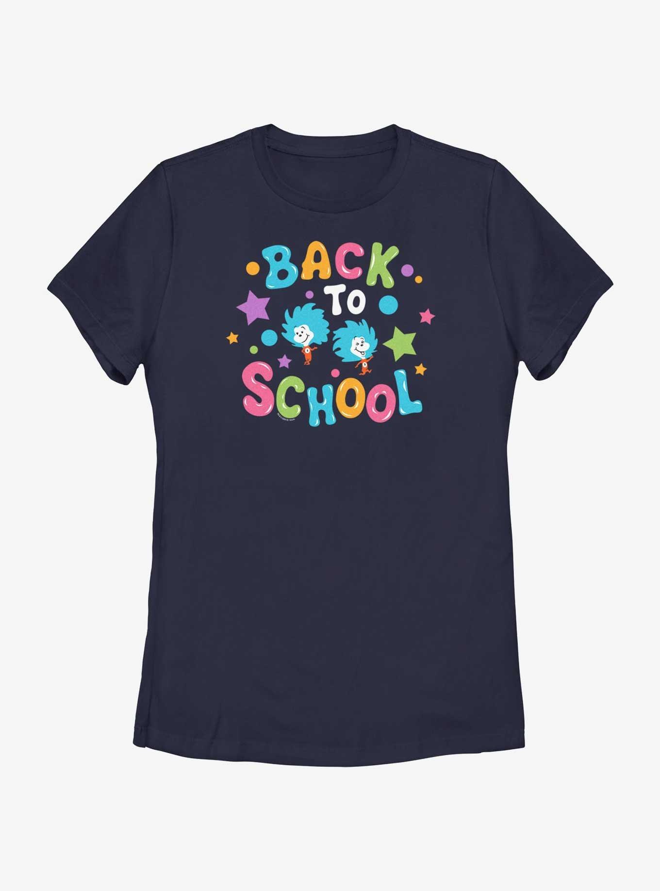 Dr. Seuss School Thing Two Womens T-Shirt