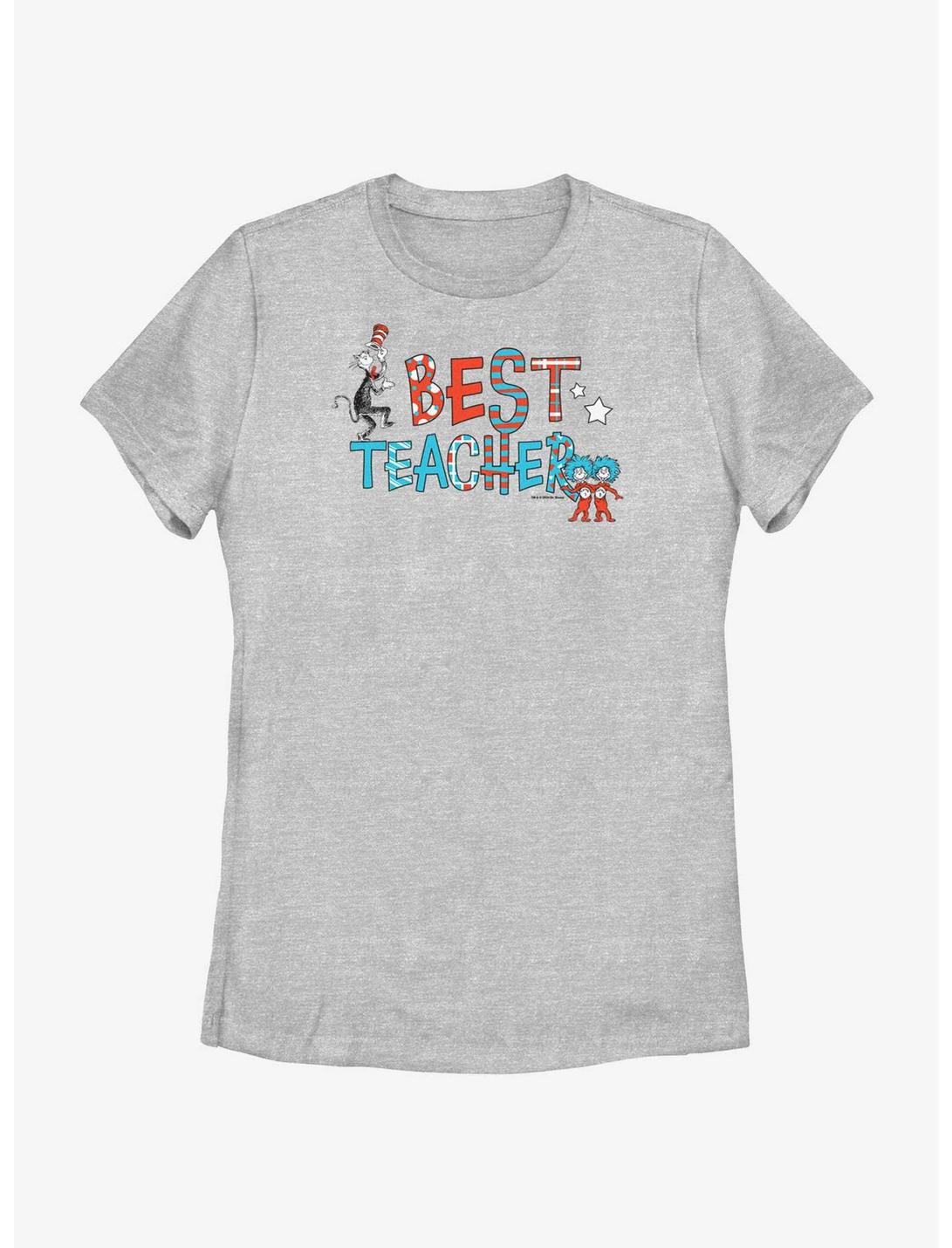 Dr. Seuss Best Teacher Womens T-Shirt, ATH HTR, hi-res