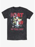 Dr. Seuss The Cat In The Hat Cattitude Mineral Wash T-Shirt, BLACK, hi-res
