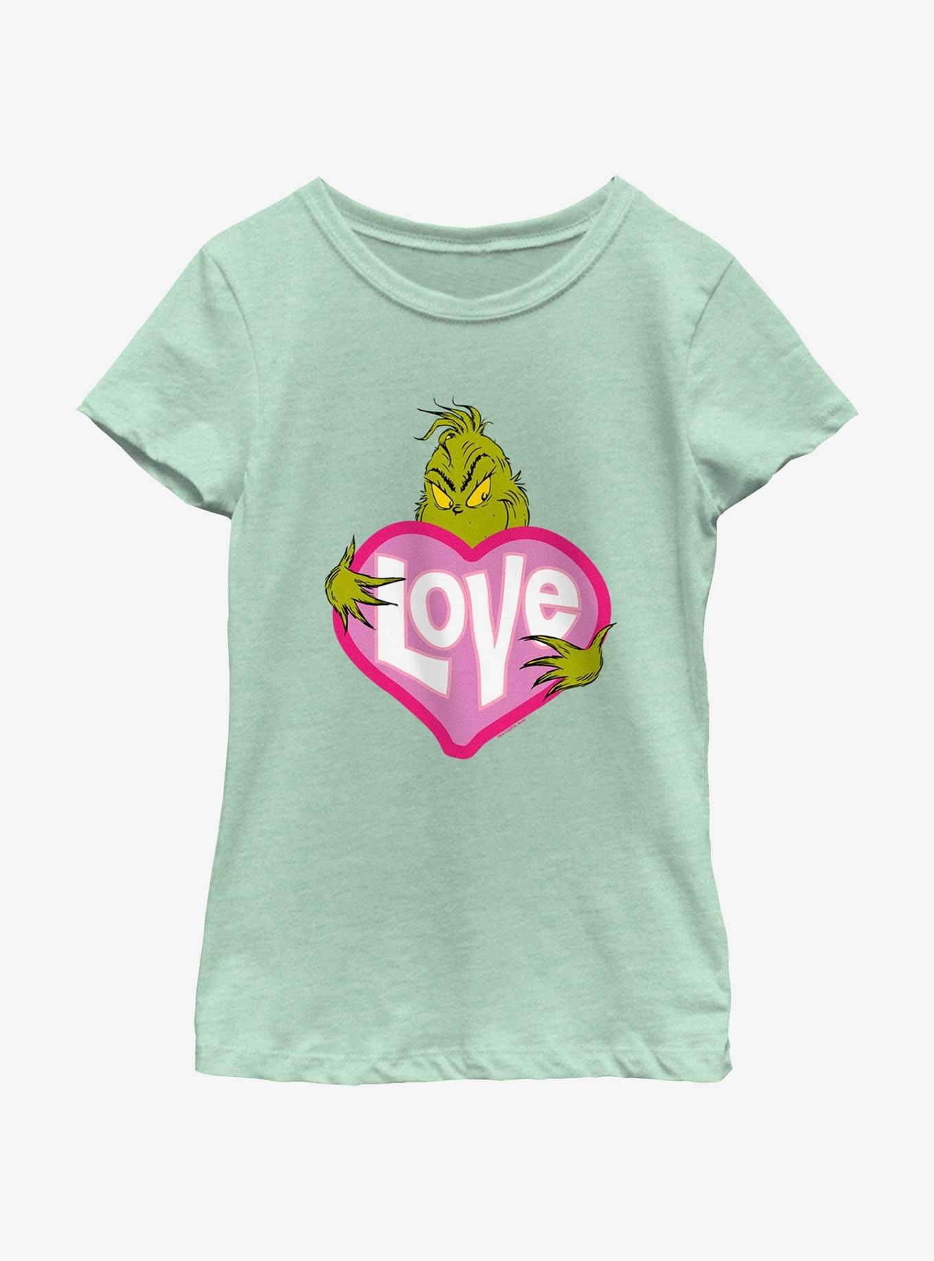 Dr. Seuss Love The Grinch Youth Girls T-Shirt