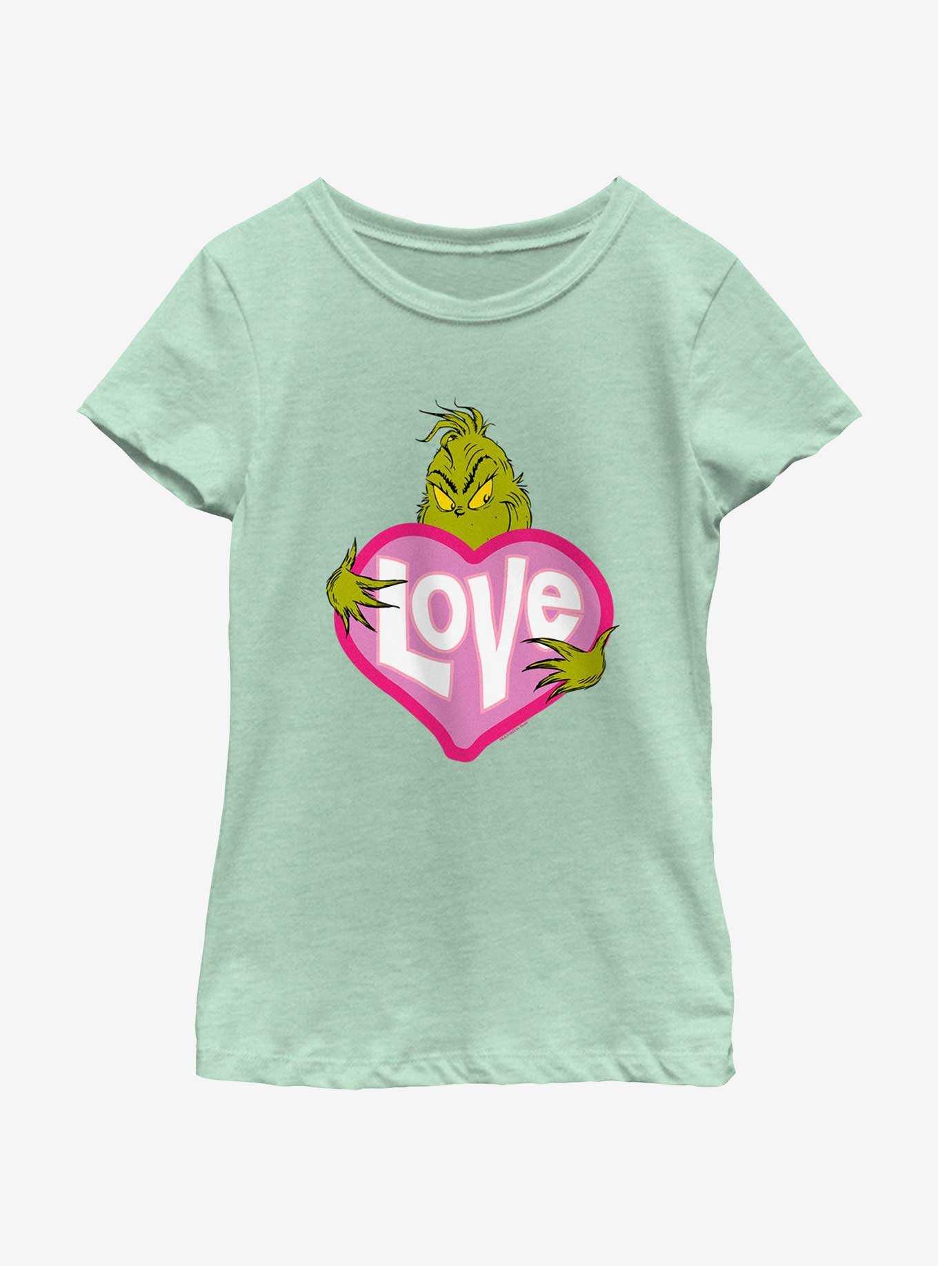 Dr. Seuss Love The Grinch Youth Girls T-Shirt, , hi-res