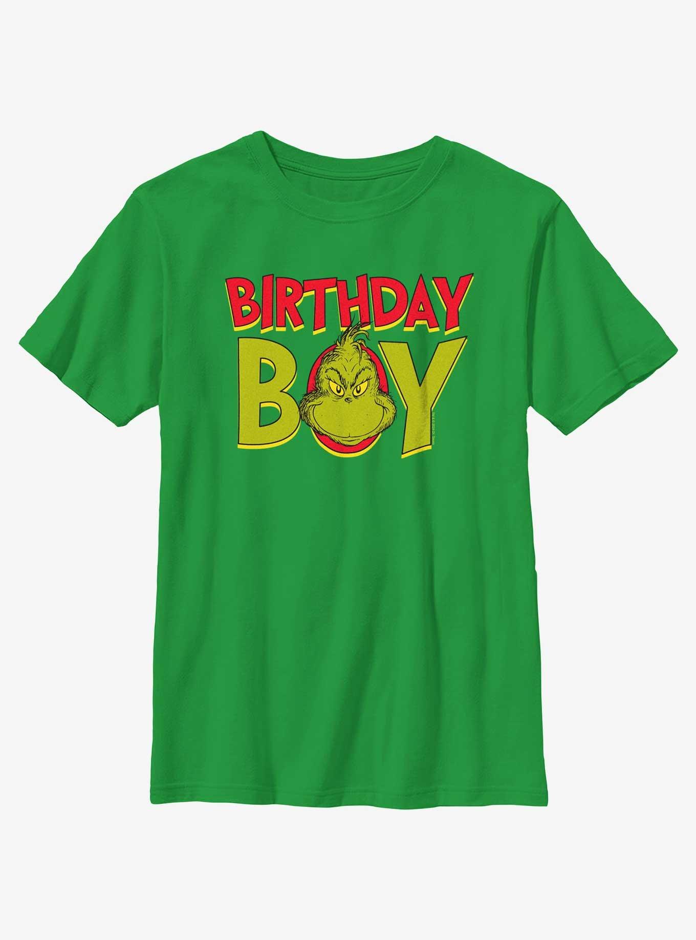 Dr. Seuss Bday Grinch Boy Youth T-Shirt