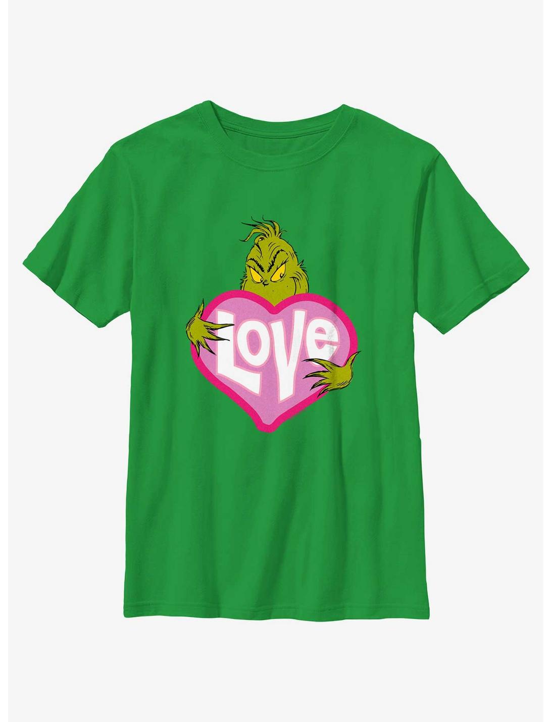 Dr. Seuss Love The Grinch Youth T-Shirt, KELLY, hi-res