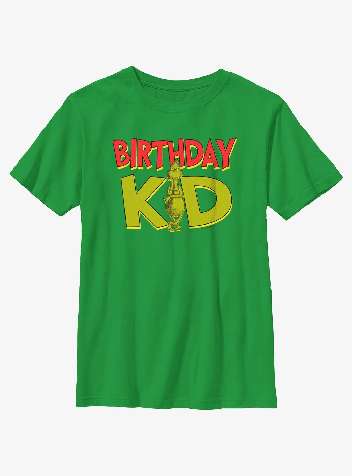 Dr. Seuss Bday Grinch Kid Youth T-Shirt