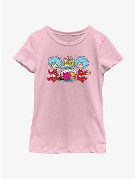 Dr. Seuss Birthday Cake Things Youth Girls T-Shirt, , hi-res