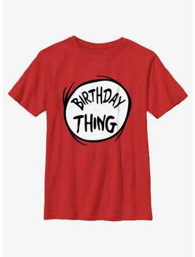 Dr. Seuss Birthday Thing Youth T-Shirt, , hi-res