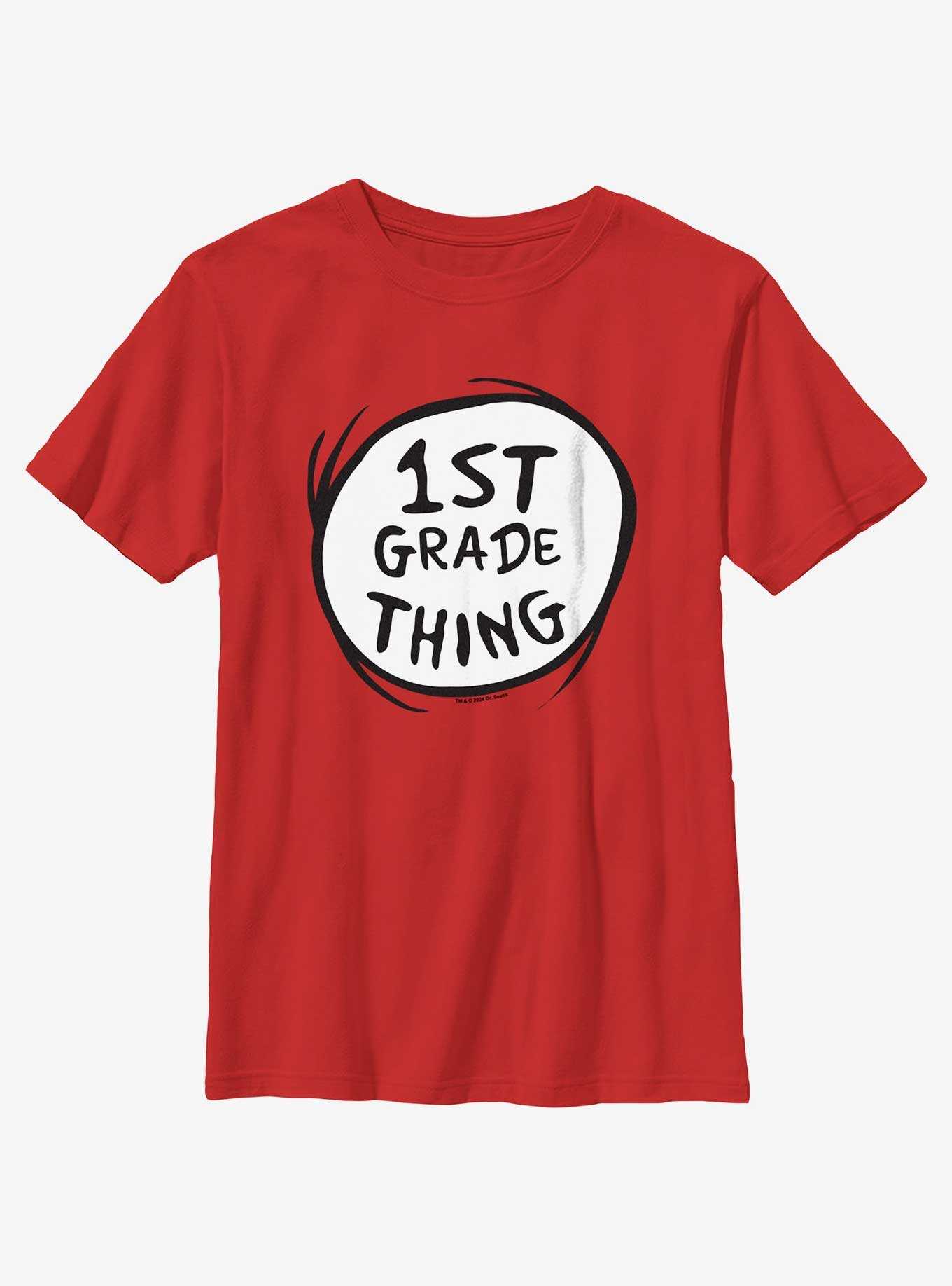 Dr. Seuss 1ST Grade Emblem Youth T-Shirt, , hi-res