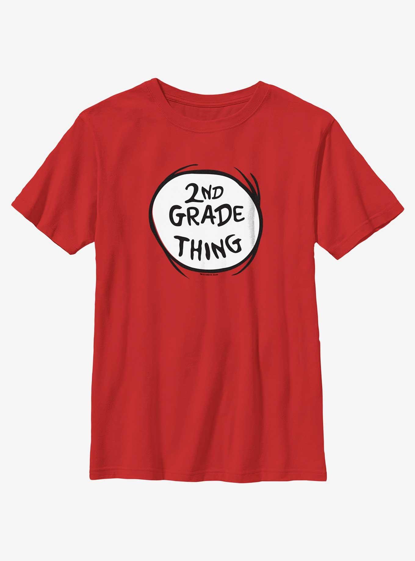 Dr. Seuss 2ND Grade Emblem Youth T-Shirt, , hi-res
