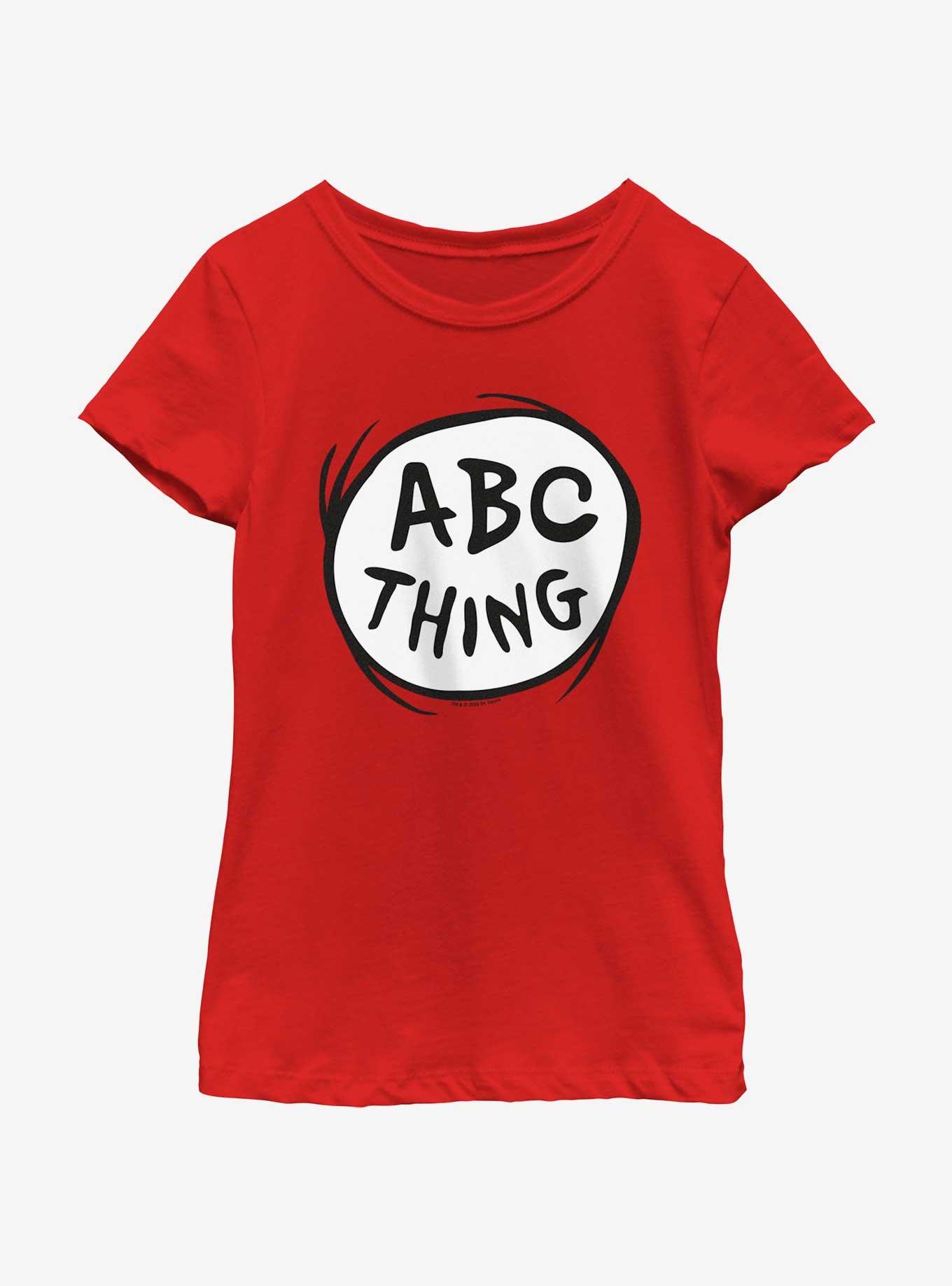 Dr. Seuss Abc Thing Youth Girls T-Shirt