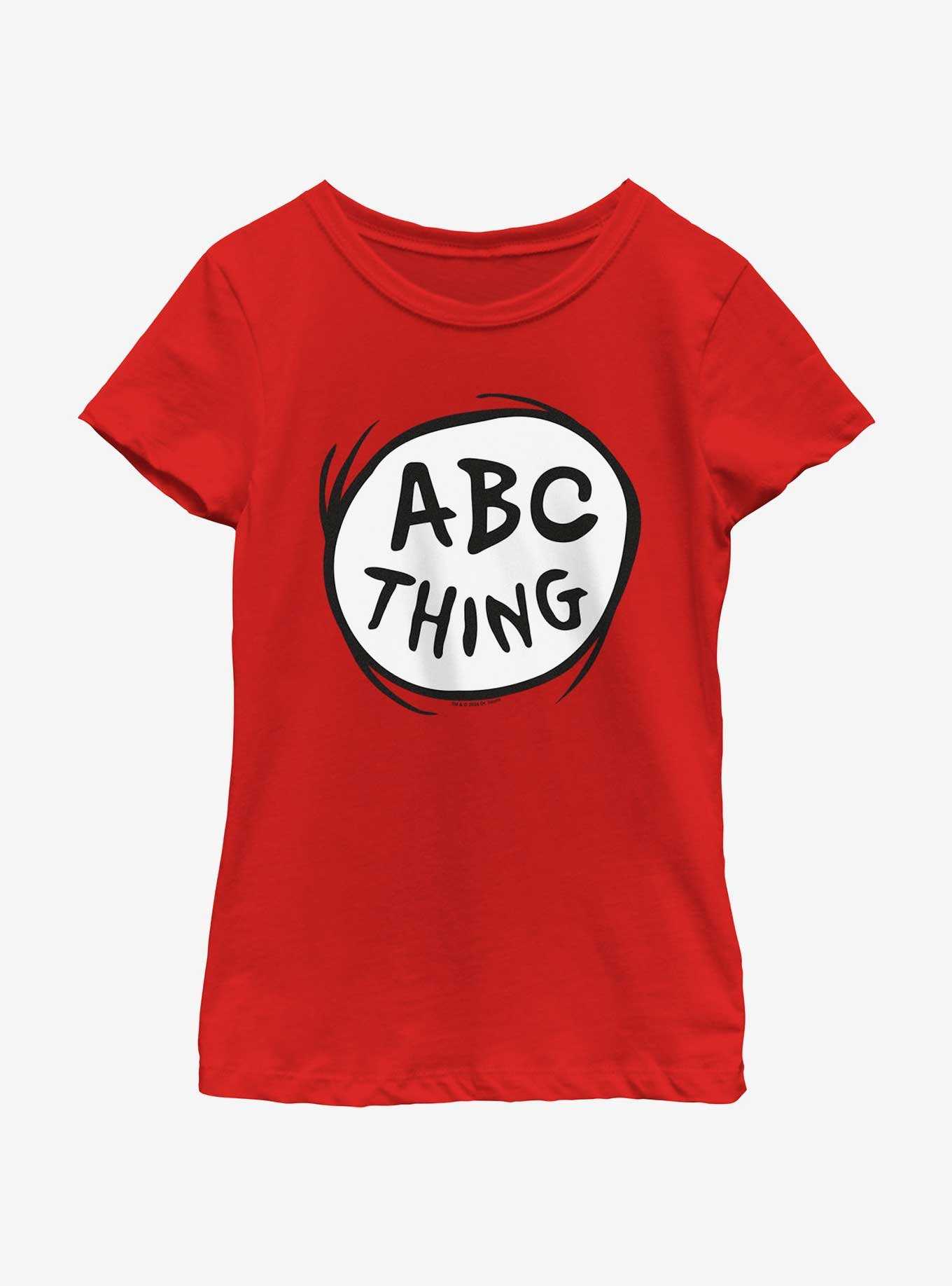 Dr. Seuss Abc Thing Youth Girls T-Shirt, , hi-res
