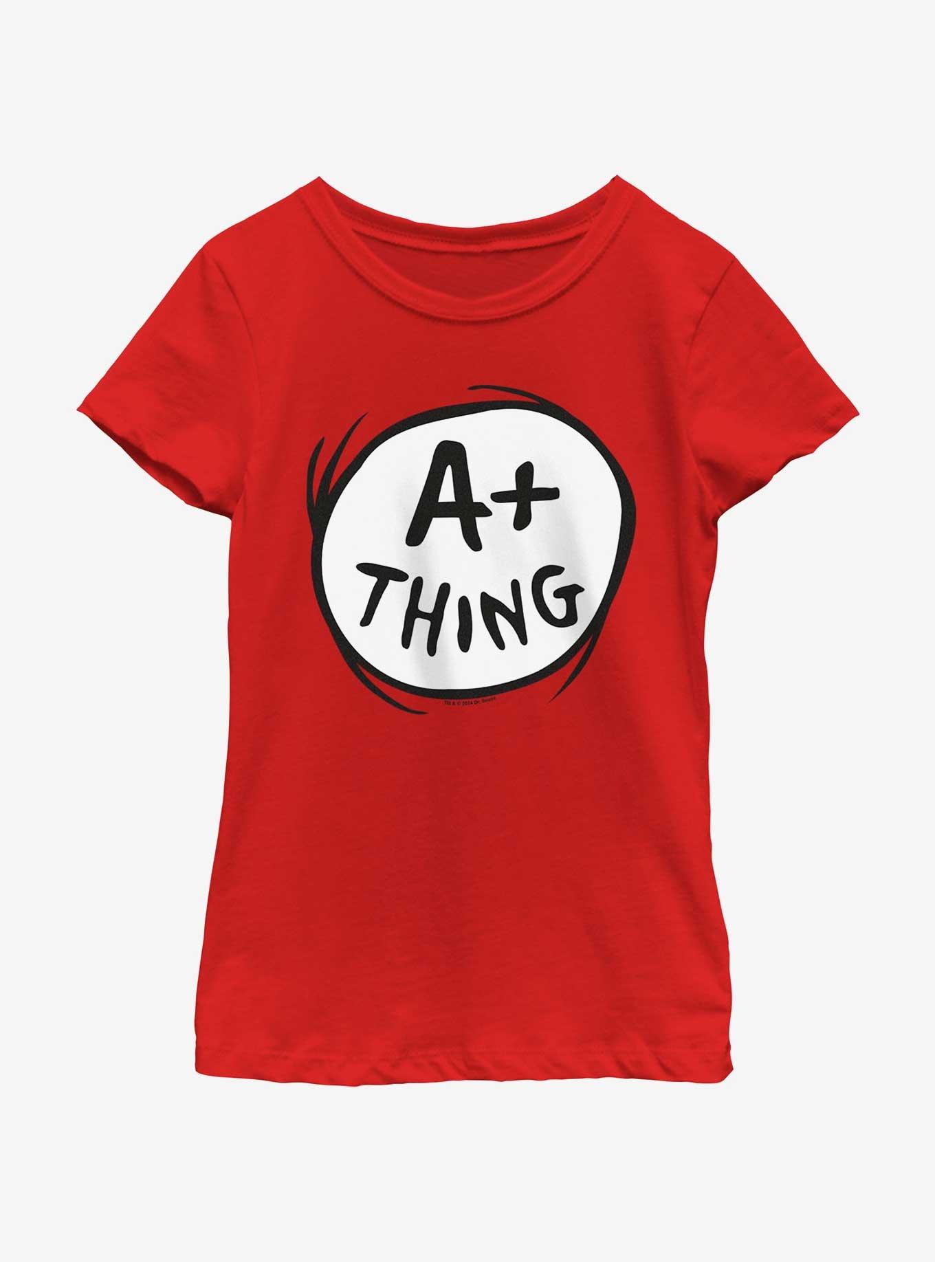 Dr. Seuss A Plus Thing Youth Girls T-Shirt