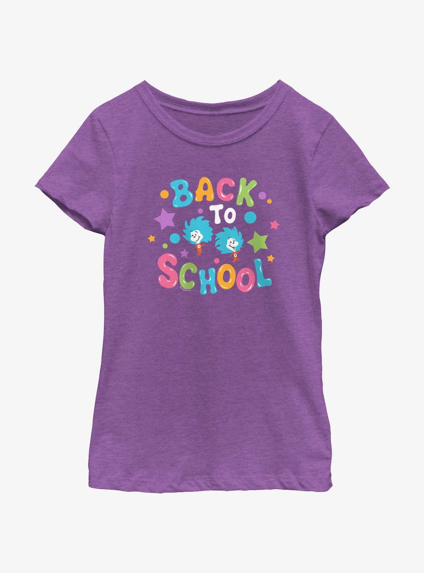 Dr. Seuss School Thing Two Youth Girls T-Shirt, , hi-res