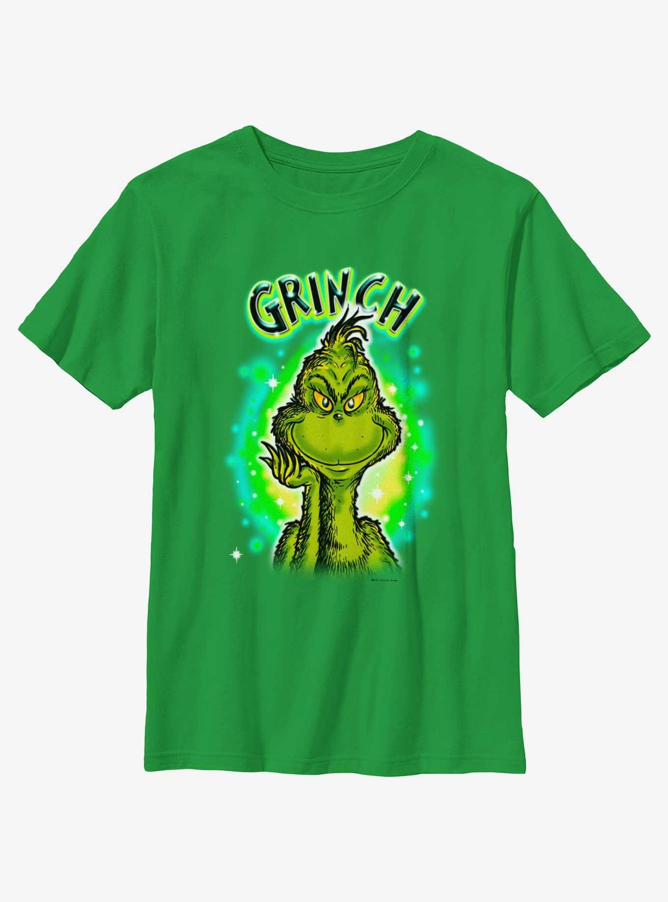 Dr. Seuss Brushy Grinch Youth T-Shirt