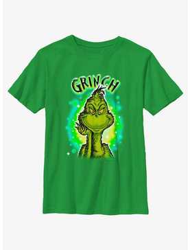 Dr. Seuss Brushy Grinch Youth T-Shirt, , hi-res