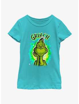 Dr. Seuss Brushy Grinch Youth Girls T-Shirt, , hi-res