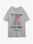 Dr. Seuss The Cat In The Hat Fun That Is Funny Womens Oversized T-Shirt, ATH HTR, hi-res