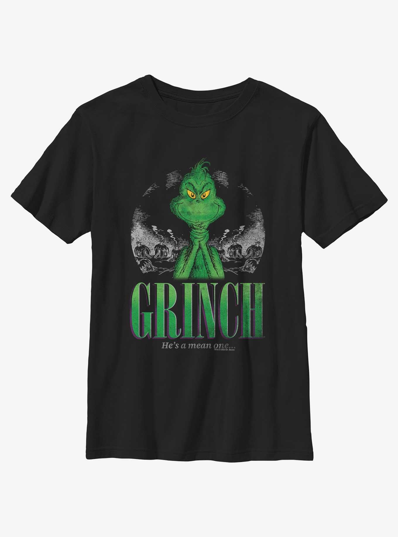 Dr. Seuss The Grinch He's A Mean One Youth T-Shirt