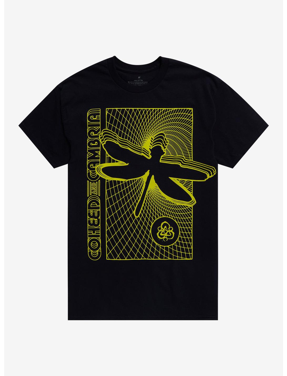 Coheed And Cambria Dragonfly T-Shirt, BLACK, hi-res