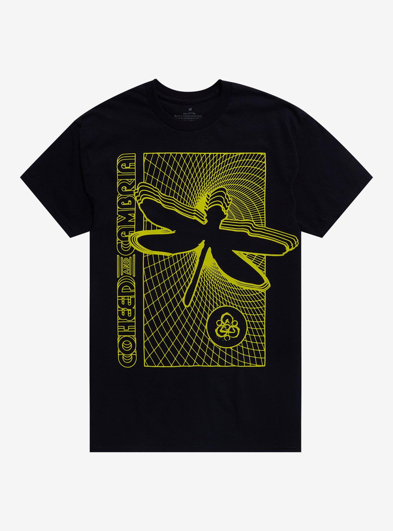 Coheed And Cambria Dragonfly T-Shirt, BLACK, hi-res