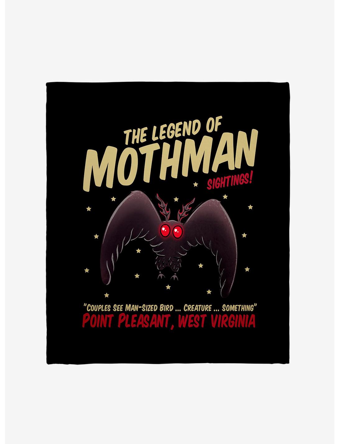 The Legend Of Mothman Throw Blanket, , hi-res