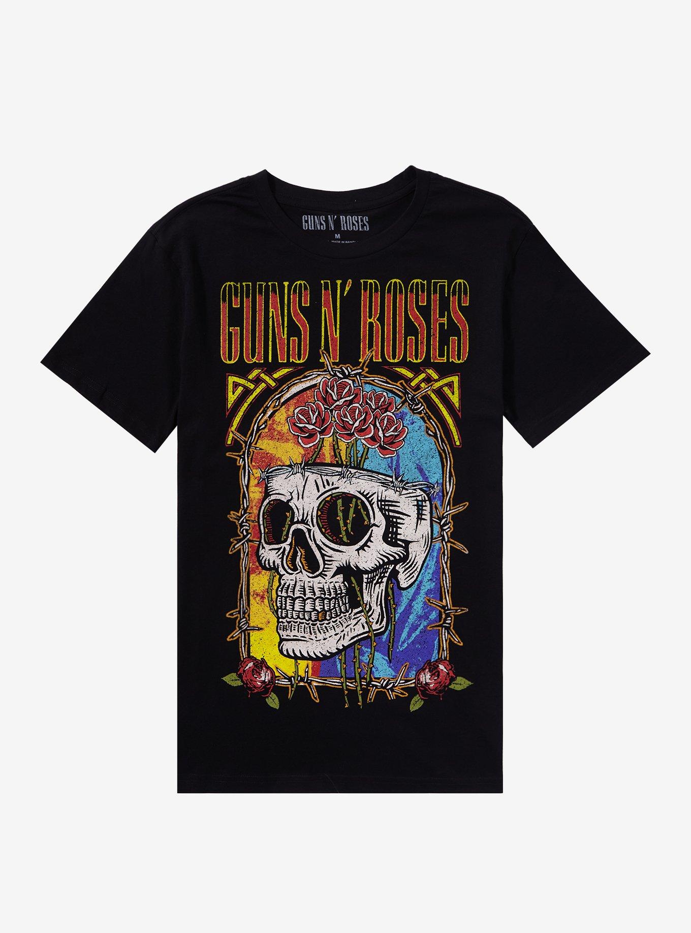 Guns N' Roses Use Your Illusion Tour Two-Sided T-Shirt, BLACK, hi-res