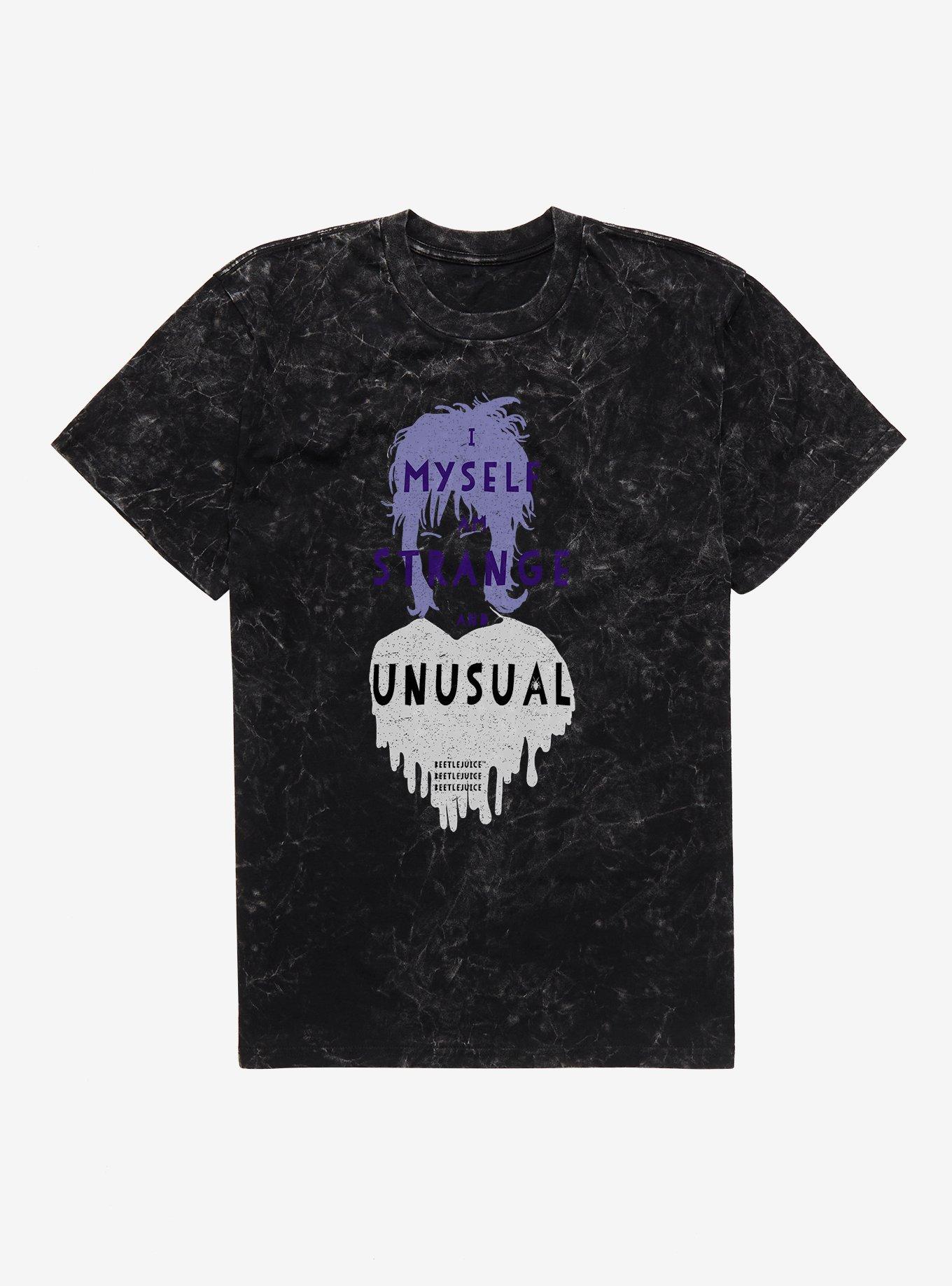 Beetlejuice Lydia Strange And Unusual Mineral Wash T-Shirt