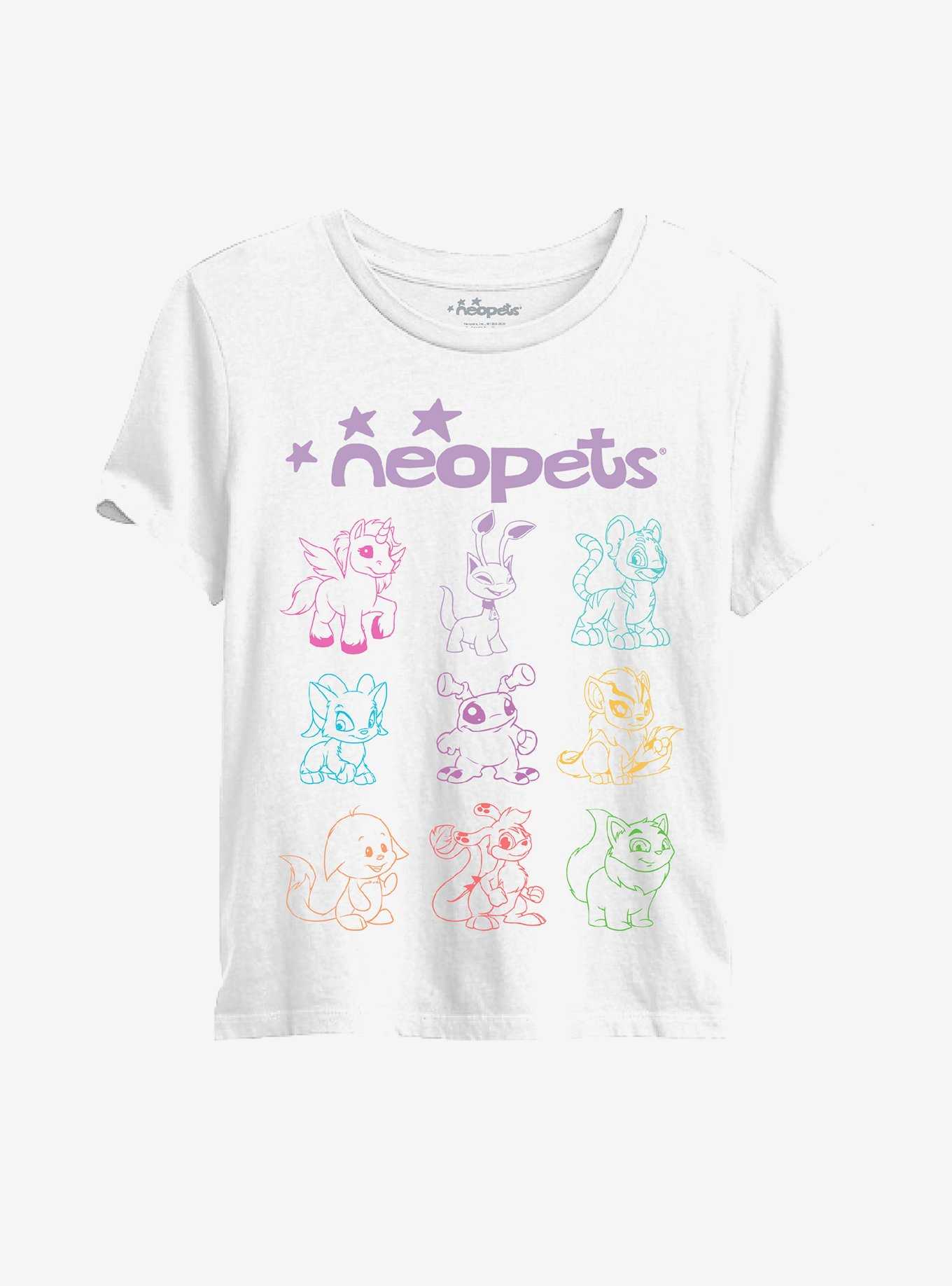 Neopets Outline Girls Baby T-Shirt, , hi-res