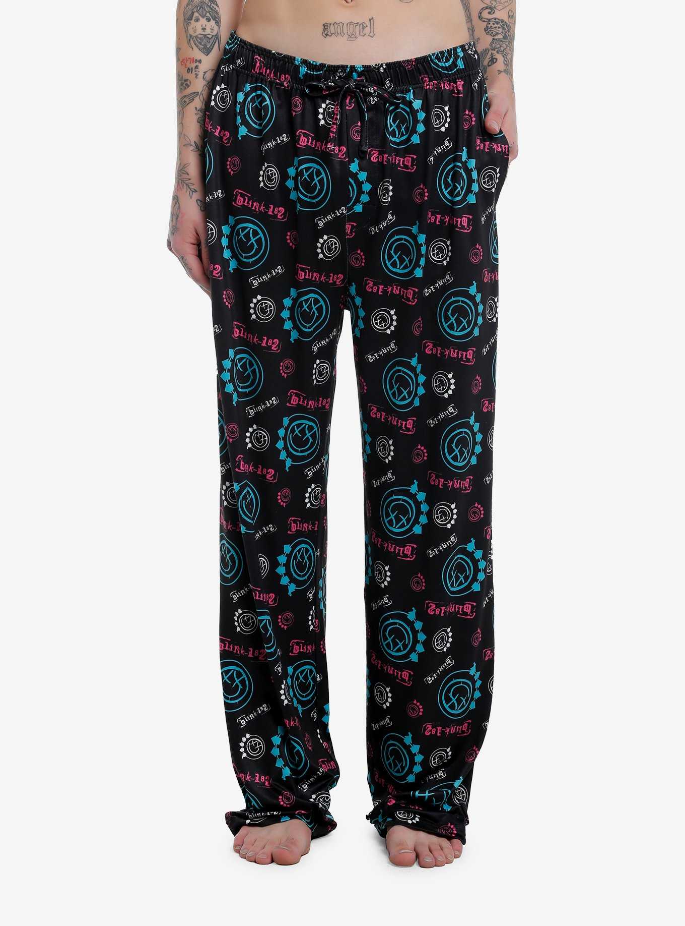 Blink-182 Logo Allover Print Pajama Pants, , hi-res