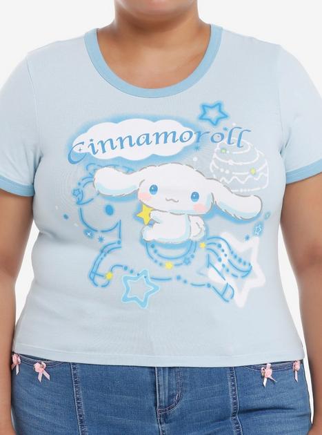 Cinnamoroll Starry Cloud Girls Ringer Baby T-Shirt Plus Size