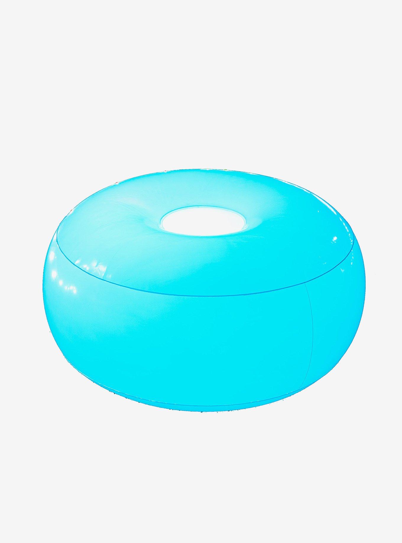 Illuminated LED Inflatable Ottoman Chair, , hi-res