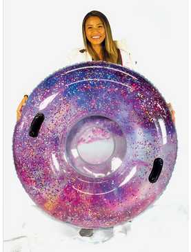 Galaxy Deep Space Pink Glitter Snow Tube, , hi-res