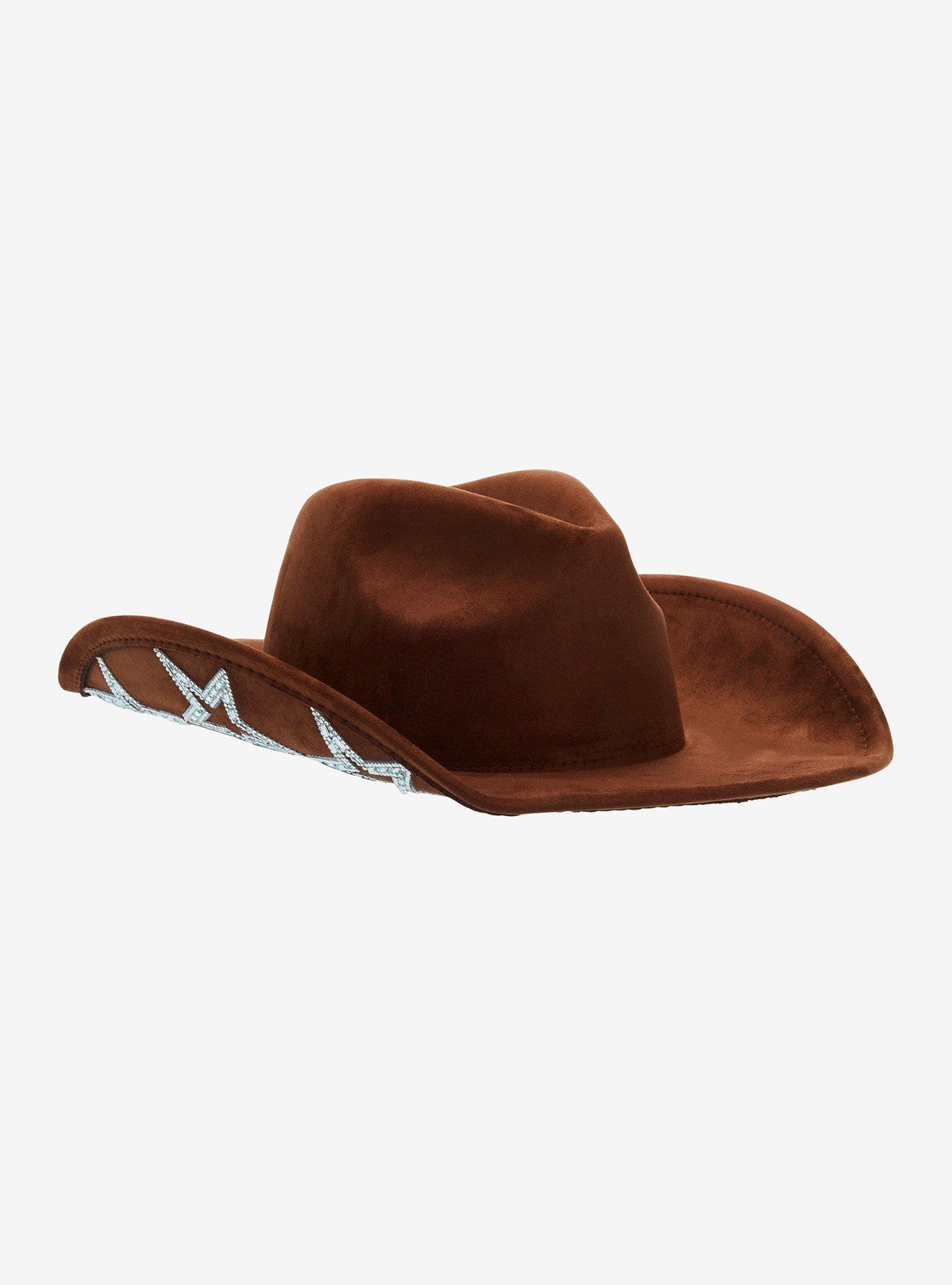 Rhinestone Star Brown Cowboy Hat