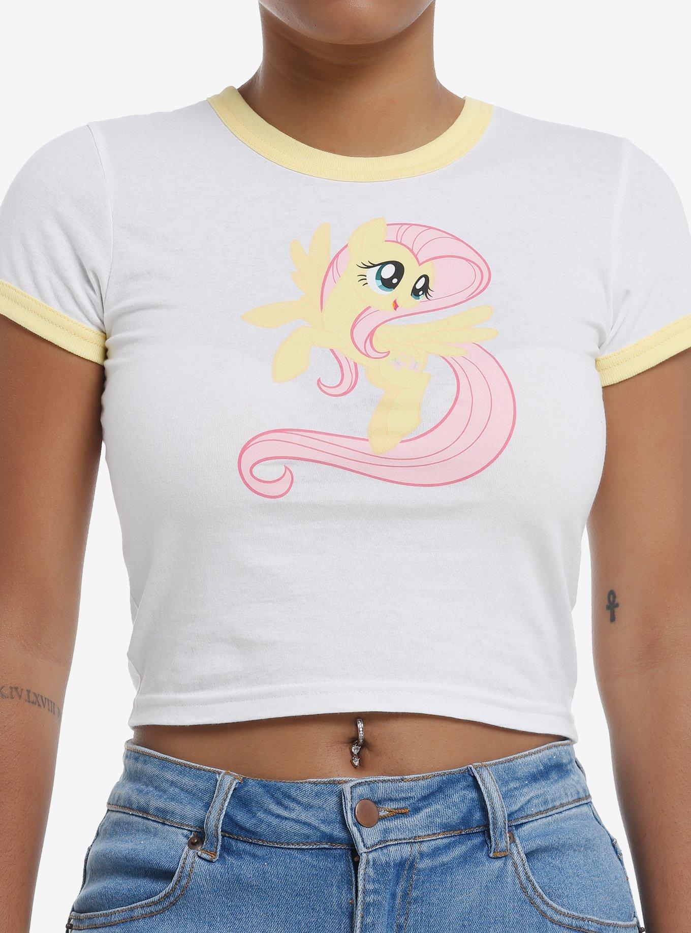 My Little Pony Fluttershy Ringer Girls Baby T-Shirt