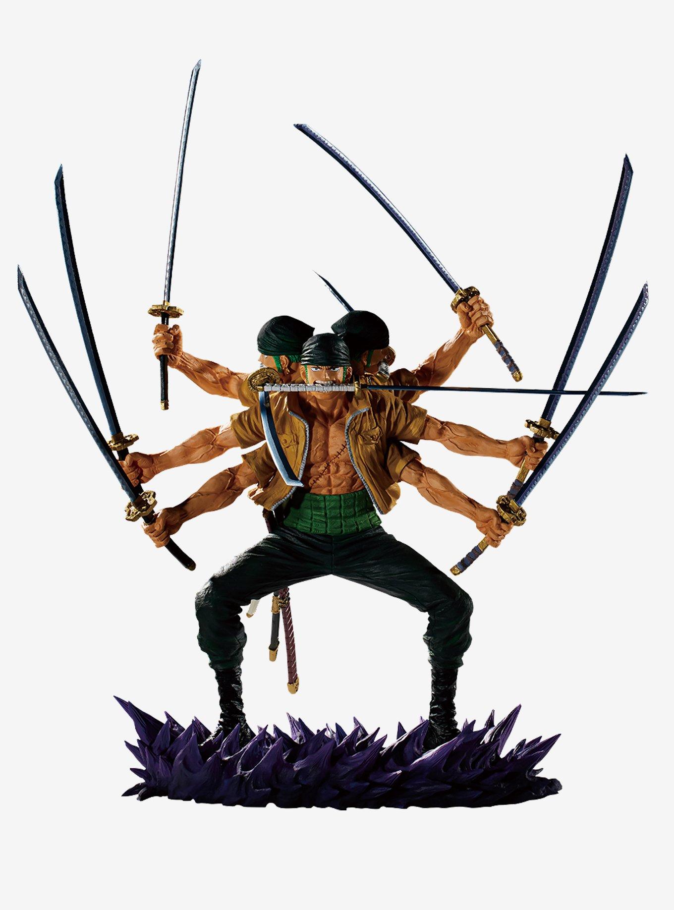 Bandai Spirits One Piece Ichibansho Roronoa Zoro (Genealogy of a Swordman's Soul) Figure, , hi-res