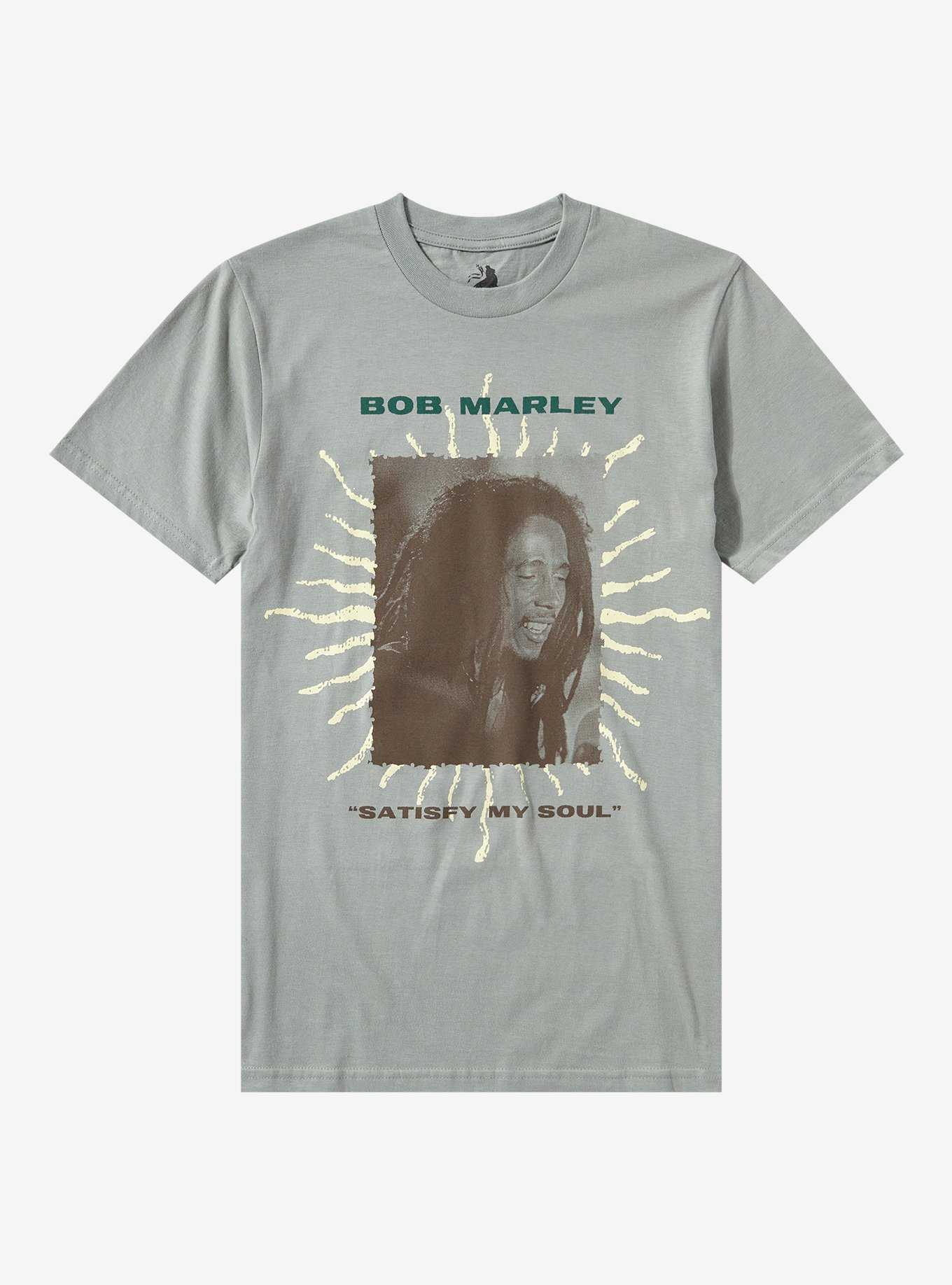 Bob Marley Satisfy My Soul Boyfriend Fit Girls T-Shirt, , hi-res