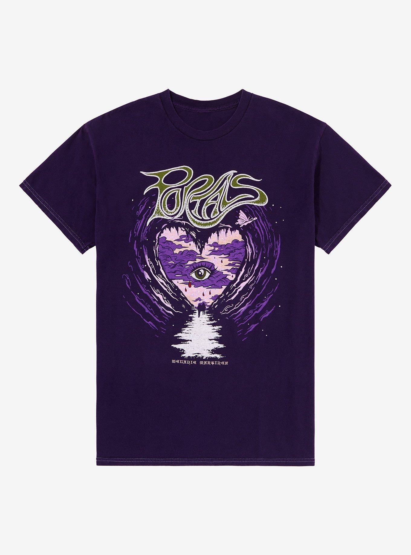 Melanie Martinez Portals Eye Heart T-Shirt, PURPLE, hi-res