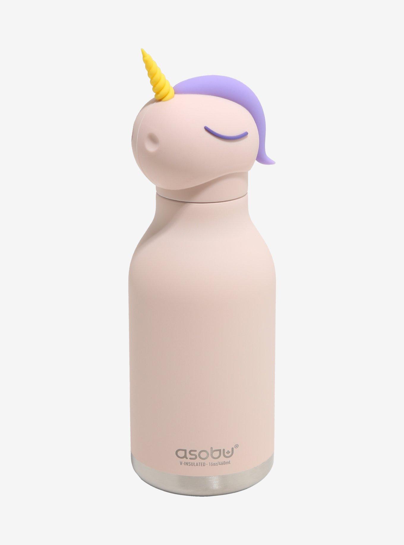 Asobu Unicorn Topper Stainless Steel Water Bottle, , hi-res
